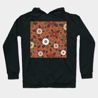 Floral bouquet in warm earthy colours Hoodie
